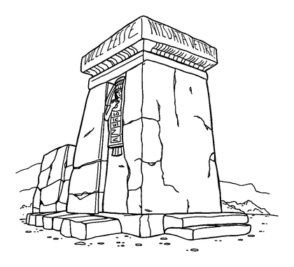 Easter Island Statue Colouring Page (Teens, Standard)