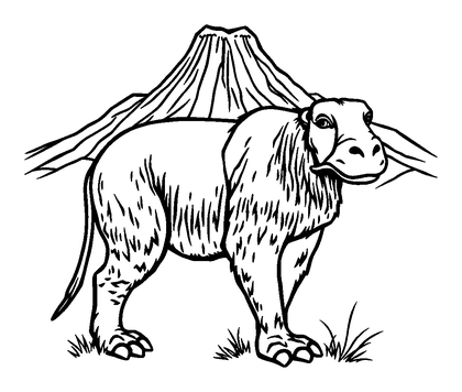 Kilimanjaro Colouring Page (Teens, Standard)