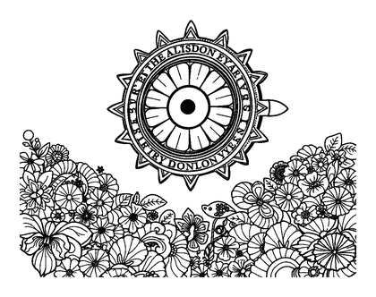 London Eye Colouring Page (Teens, Intricate)