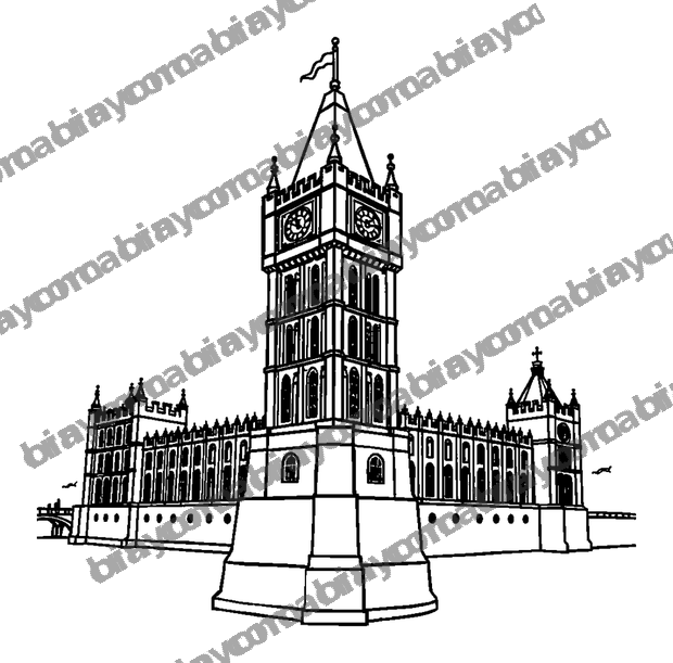 Tower Of London colouring page — free printable for teens