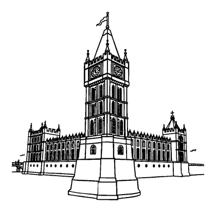 Tower Of London Colouring Page (Teens, Standard)