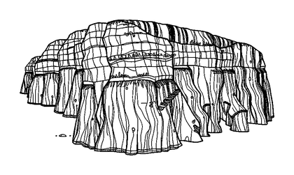 White Cliffs Of Dover Colouring Page (Teens, Intricate)