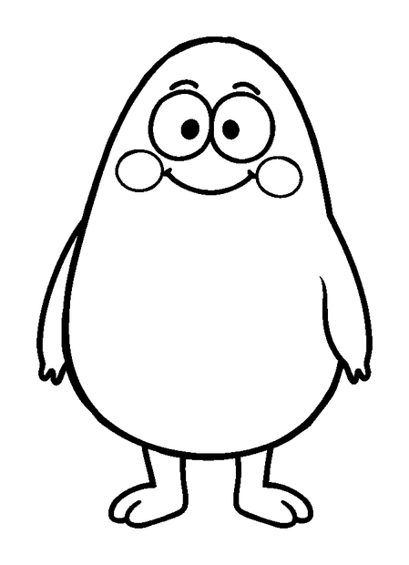 Chalkboard colouring page — free printable for toddlers