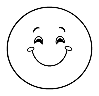 Circle Shape Colouring Page (Kids, Bold & Easy)