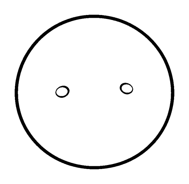 Circle Shape colouring page — free printable for toddlers