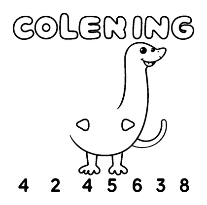 Counting Frame Colouring Page (Kids, Standard)