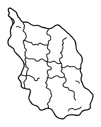 Jigsaw Map Colouring Page (Kids, Bold & Easy)
