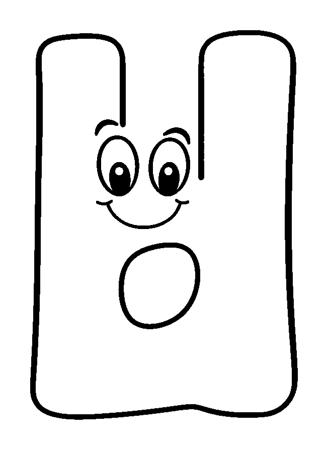 Letter B colouring page — free printable for toddlers