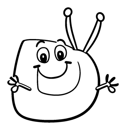 Letter D Colouring Page (Kids, Bold & Easy)