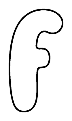 Letter F Colouring Page (Kids, Standard)