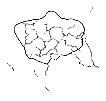 Map Colouring Page (Kids, Bold & Easy)