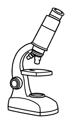 Microscope Colouring Page (Kids, Standard)