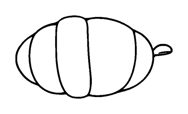 Oval Shape colouring page — free printable for kids