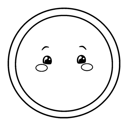 Oval Shape Colouring Page (Kids, Standard)