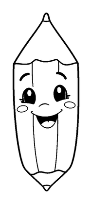 Pencil Colouring Page (Kids, Standard)