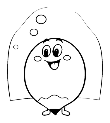 Pencil Colouring Page (Toddler, Bold & Easy)