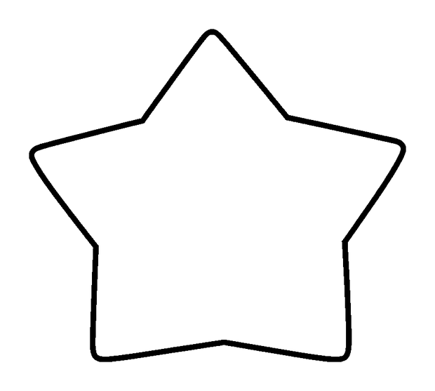 Pentagon Shape colouring page — free printable for kids