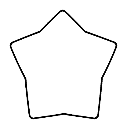 Pentagon Shape Colouring Page (Kids, Standard)
