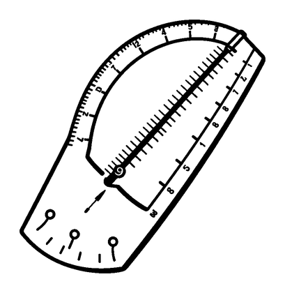 Protractor Colouring Page (Kids, Standard)