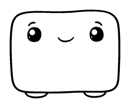 Rectangle Shape Colouring Page (Kids, Standard)