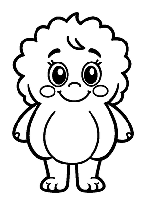 Shapes Colouring Page (Kids, Bold & Easy)