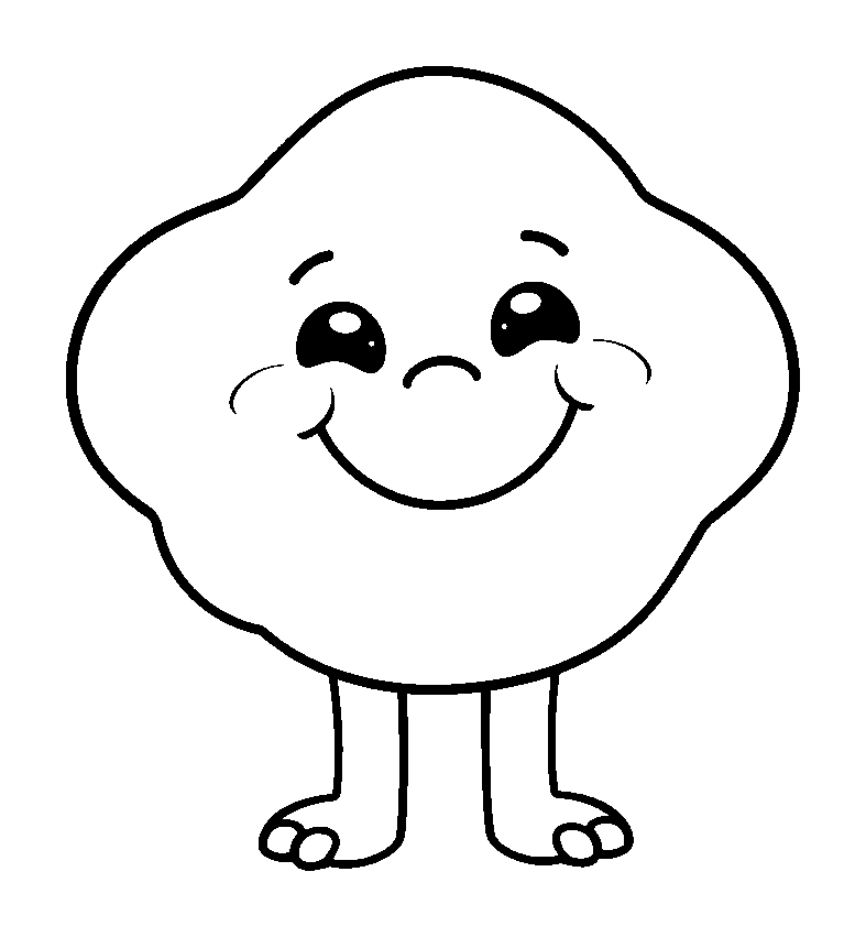 Shapes colouring page — free printable for kids