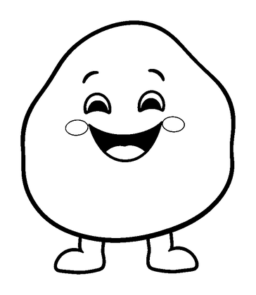 Shapes Colouring Page (Toddler, Bold & Easy)