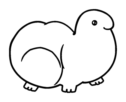 Square Shape Colouring Page (Kids, Bold & Easy)