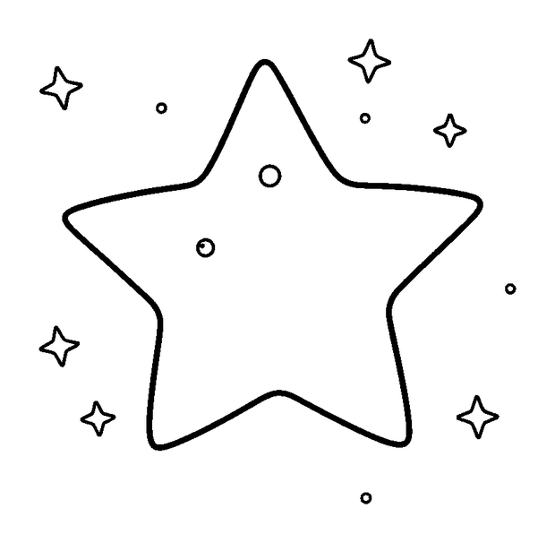 Star Constellation colouring page — free printable for kids