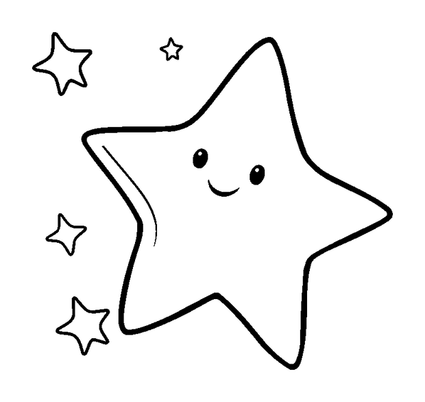 Star Constellation colouring page — free printable for toddlers