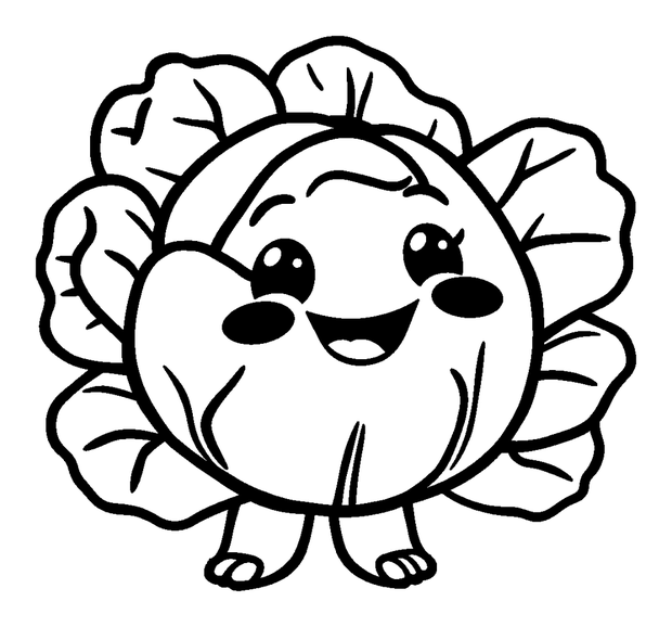 Cabbage White colouring page — free printable for kids