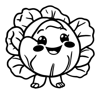 Cabbage White Colouring Page (Kids, Standard)