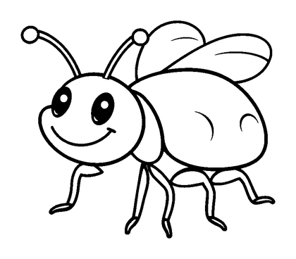 Click Beetle Colouring Page (Kids, Standard)