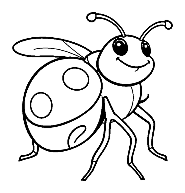 Click Beetle colouring page — free printable for toddlers