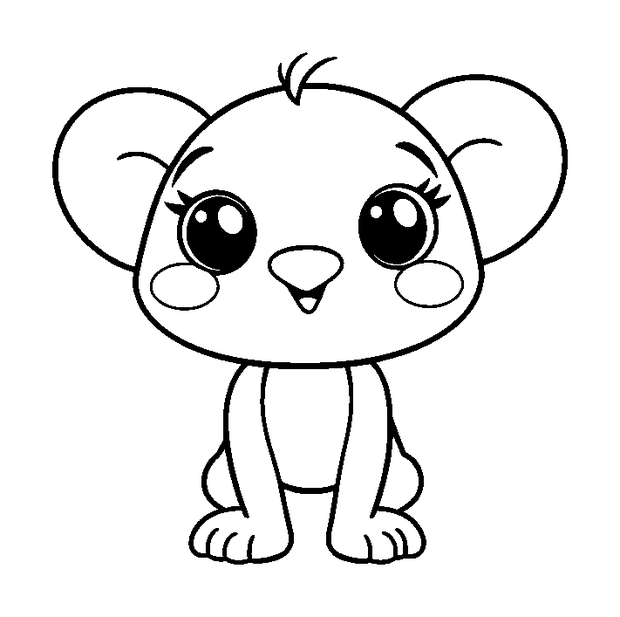 Common Blue colouring page — free printable for kids