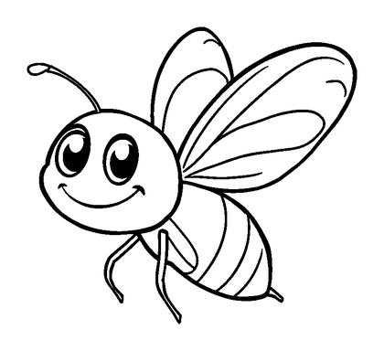 Firefly Colouring Page (Kids, Standard)