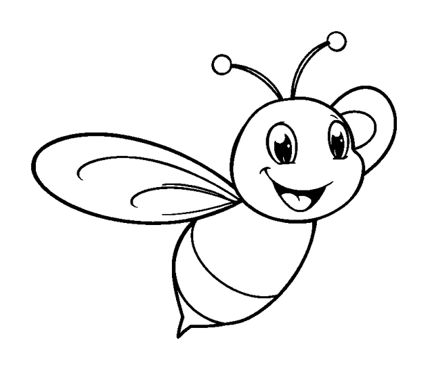 Firefly colouring page — free printable for toddlers