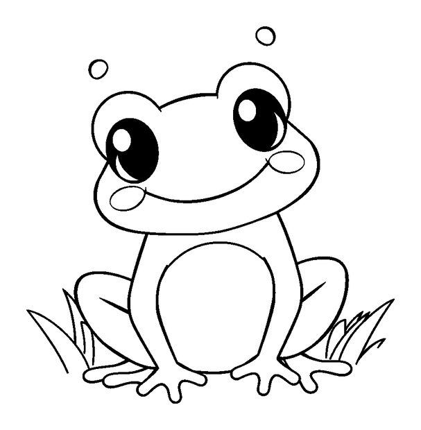 Froghopper colouring page — free printable for toddlers