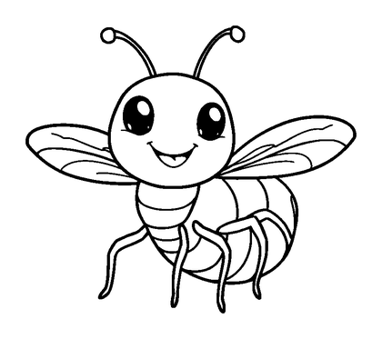 Lacewing Colouring Page (Kids, Standard)