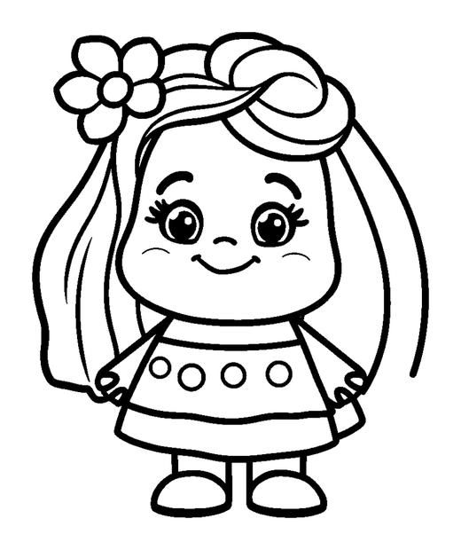Painted Lady colouring page — free printable for toddlers