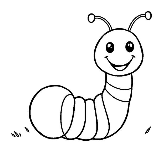 Pill Millipede colouring page — free printable for kids