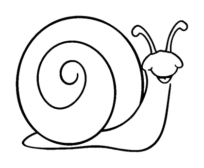 Snail Shell Colouring Page (Kids, Standard)