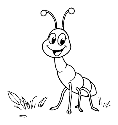 Stick Insect Colouring Page (Kids, Standard)