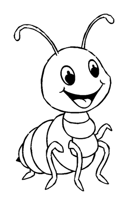 Termite Colouring Page (Kids, Standard)