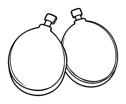 Castanets Colouring Page (Kids, Standard)