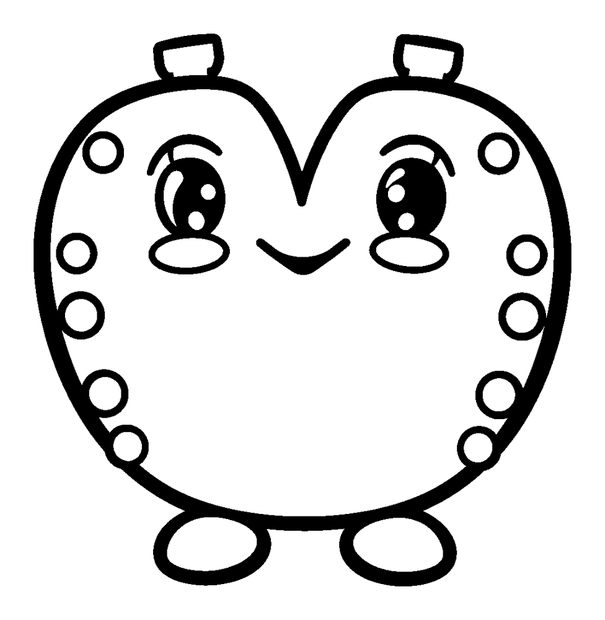 Castanets colouring page — free printable for toddlers