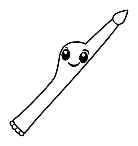 Claves colouring page — free printable for kids