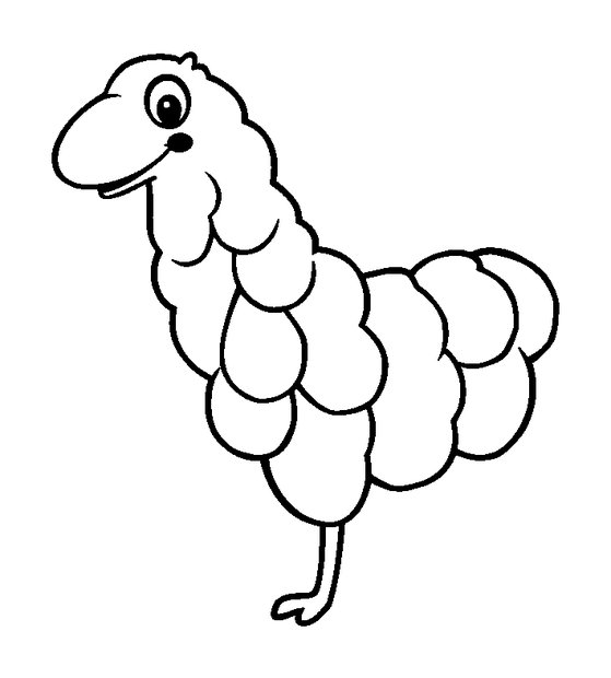 Conga colouring page — free printable for kids