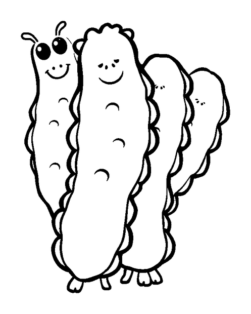 Conga colouring page — free printable for kids