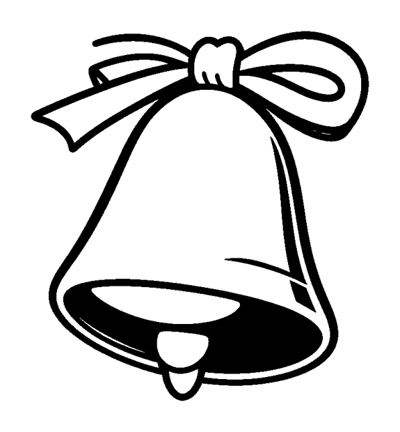 Hand Held Bells colouring page — free printable for kids